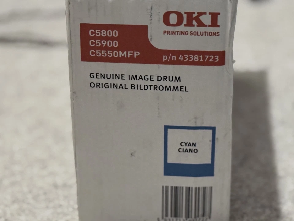 OKI Printer Toner Cartridge – Cyan – For C5800 / C5900 / C5500 MFP - Image 3 of 4