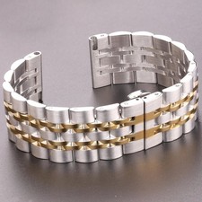 20MM Presidential Jubilee Stainless Steel Strap Metal Bracelet Wrist Watch Band