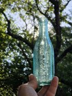 Washington DC Taka Kola  Icey Emerald Green Registered Soda Bottle Paneled — photo 1