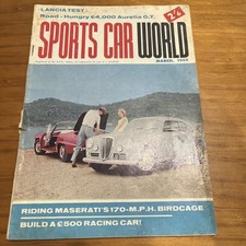 Sports Car World Mag 1960 Repco Riley Falcon Saloon Lancia Aurella GT Austin A40