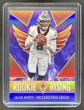 2020 Panini Phoenix Jalen Hurts Rising Purple RC #/149 Eagles Rookie