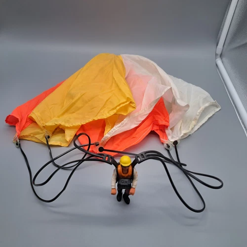 Vintage 1974 Fisher Price Adventure People Parchute And Harness With Figure - Picture 2 of 11