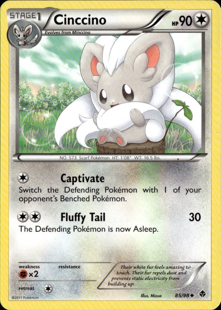 Cinccino Uncommon Emerging Powers 85/98 NM