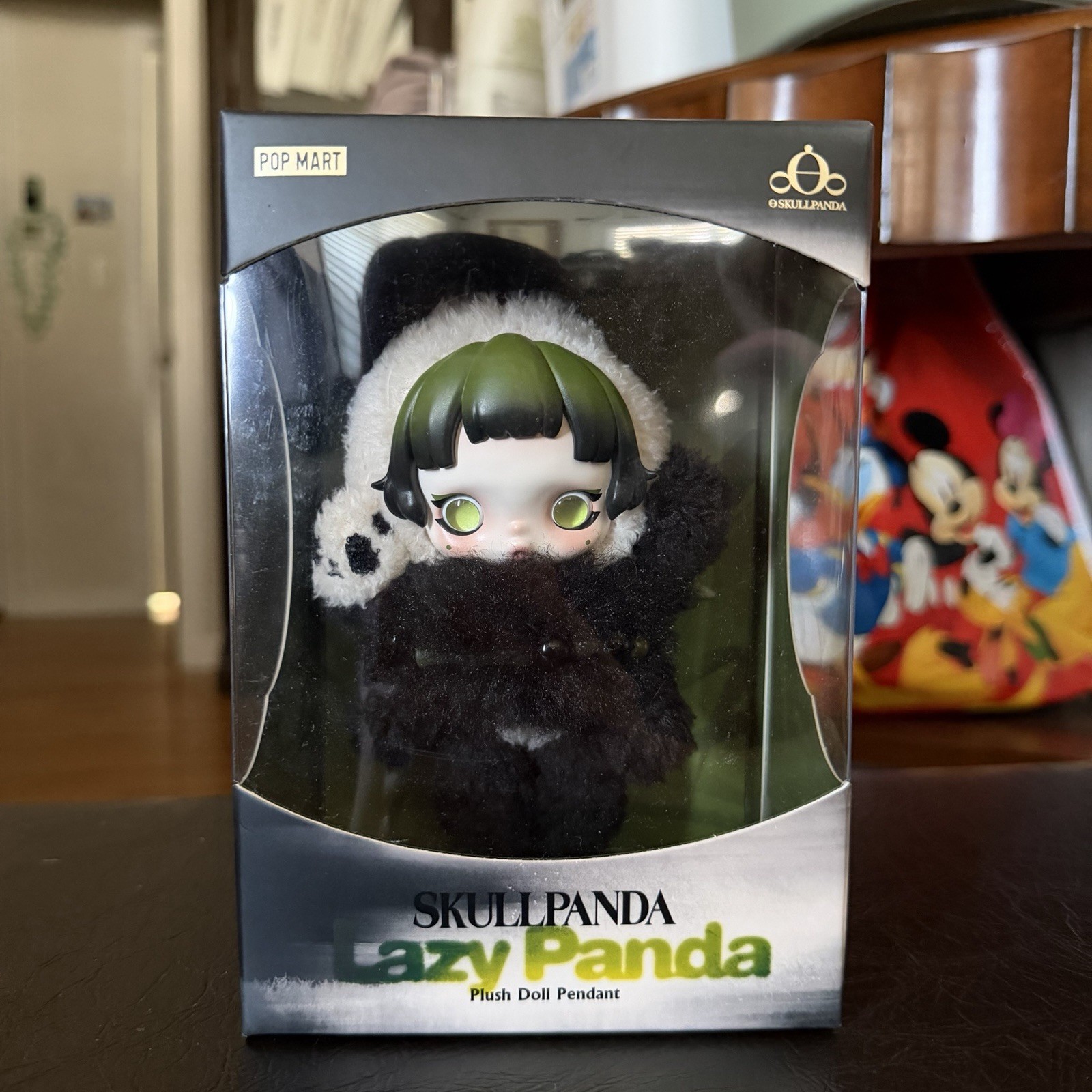 Skullpanda Lazy Panda – Plush Doll Pendant