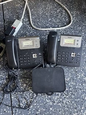 Ooma Office Base Station TELOBS103 Power Cord Included AND 2: Yealink T21P E2