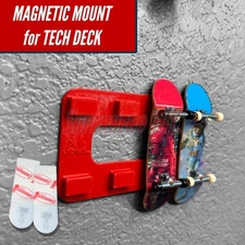 Magnetic Wall Mount for Tech Decks – Expandable Display for Fingerboards