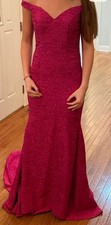 Jovani Women's Pink Prom Dress, Size 4