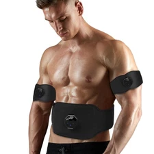 EMS Abdominal Muscle Core Toning Trainer Electric ABS Stimulator Fitness Belt