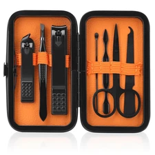 Manicure Set Men Nail Clipper Set Personal Care Nail Grooming Kits Travel Nail C