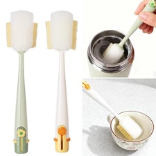 5 in 1 Multifunctional Bottle Cleaning Brush Long Handle Crevice Cleaning T C9P3