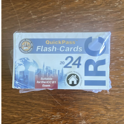 QuickPass Flash-Cards 2024 IRC Flashcards for ICC B1 Exam, Edgar Allan Poe