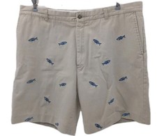 Murray's Toggery Shop Nantucket Reds Shorts Mens 40 Beige Bluefish Coastal Fish