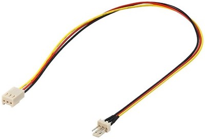 0,3m MOLEX 3pol Lüfterverlängerung                #i227