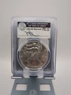 2012 (S) SILVER EAGLE PCGS MS70 FS STRUCK AT SAN FRANCISCO JOHN MERCANTI SIGNED