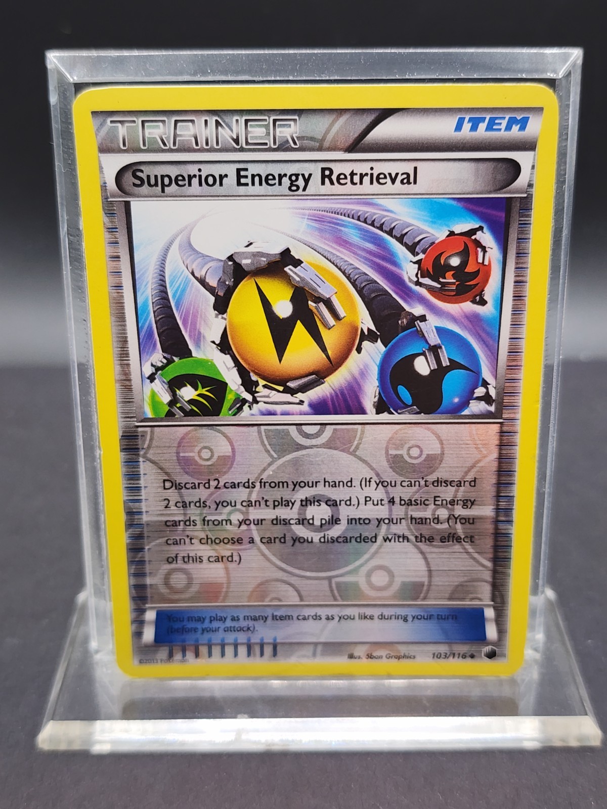 Superior Energy Retrieval Reverse Holo 103/116 Plasma Freeze  |  LP  Pokemon TCG