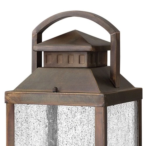Hinkley Lighting 1187 Revere 120v 3 Light 20" Tall Heritage Pier - Blackened - Picture 2 of 7