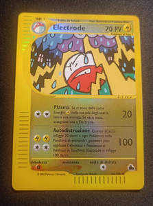 Pokemon Electrode Skyridge 36/144 - Reverse Holo ITA Near Mint WOTC 2003