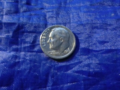 1989-P Roosevelt Dime Obverse Double Die