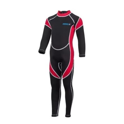 Neoprenanzug Wetsuit HiSea schwarz rot Gr.10