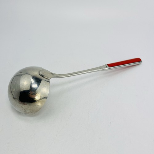 Pinti Inox Besteck Suppenkelle + Saucenkelle 2 Kellen Kunststoff Edelstahl 80er - Photo 5/10