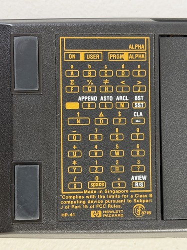 HP 41CV Taschenrechner - Bild 7 von 10