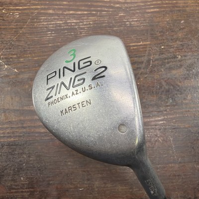 Right Handed Ping Zing 2 Green Dot 3 Wood Driver w/ Graphite Aldila 301 Shaft