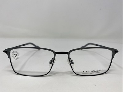 TITANFLEX SELECT 827076 30/GRY 57-18-145 B:37 Gray Full Rim Eyeglasses Frame J15