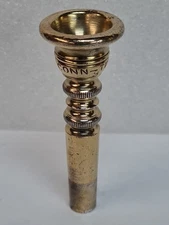 VTG. CONN 3 TRUMPET MOUTHPIECE GOLD PLATED, RARE & UNIQUE.