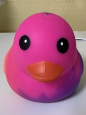 :: REAL :: Sunny Days Jumbo Squeezy Duck Tie-Dye Squishy Toy New With Tags Nee