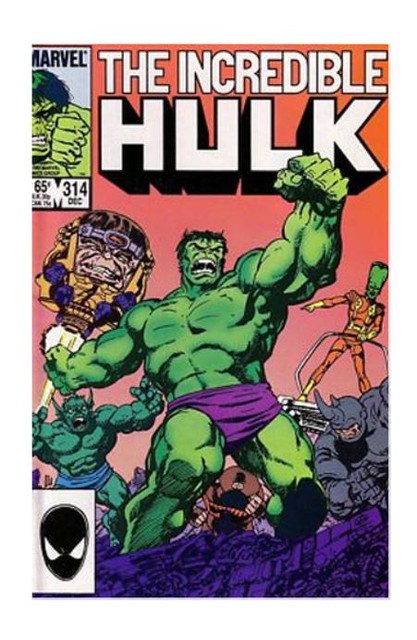The Incredible Hulk 314 Dec 1985 Marvel For Sale Online Ebay