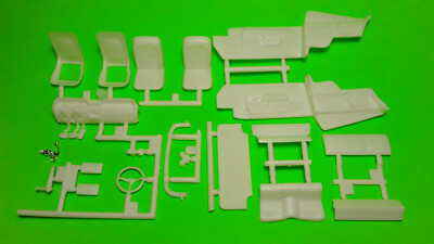1967 mustang gt 350 1/25 caroll shelby bucket seats dash door panels interior
