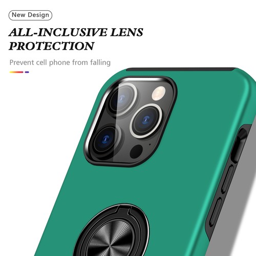 Fr iPhone 16 Pro Max 16e 15 Hybrid Ring Stand Case Ring Holder Magnetic Cover - 第 24/57 張圖片