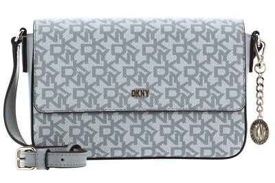 DKNY Bryant Flap Crossbody Bag Umhängetasche Tasche Grey Multi grau