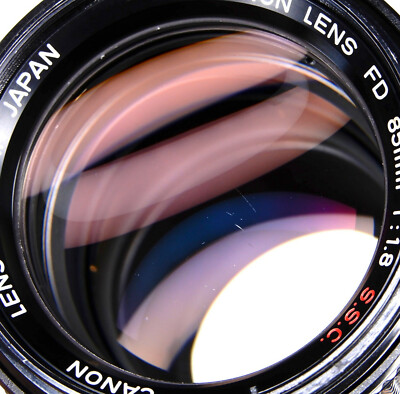 Canon FD 85mm f1.8 S.S.C. #42979 | eBay
