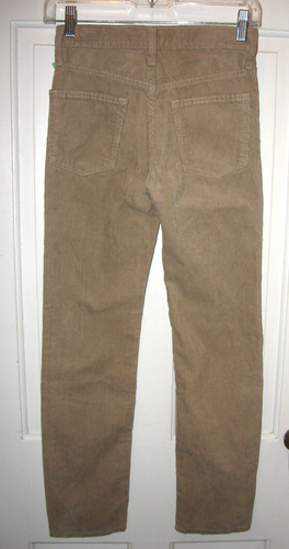 NEW GAP KIDS CORDUROY JEAN BOYS SZ 12 SLIM 90s ORIGINAL STRAIGHT KHAKI BEIGE $49 - Picture 6 of 7