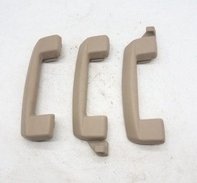 2004 Nissan Maxima 3PC Set Interior Roof Grab Handle Grip Support Tan Stock OEM