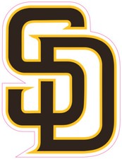 San Diego Padres Vinyl Decal Sticker Car Truck Bumper Tumbler Mug