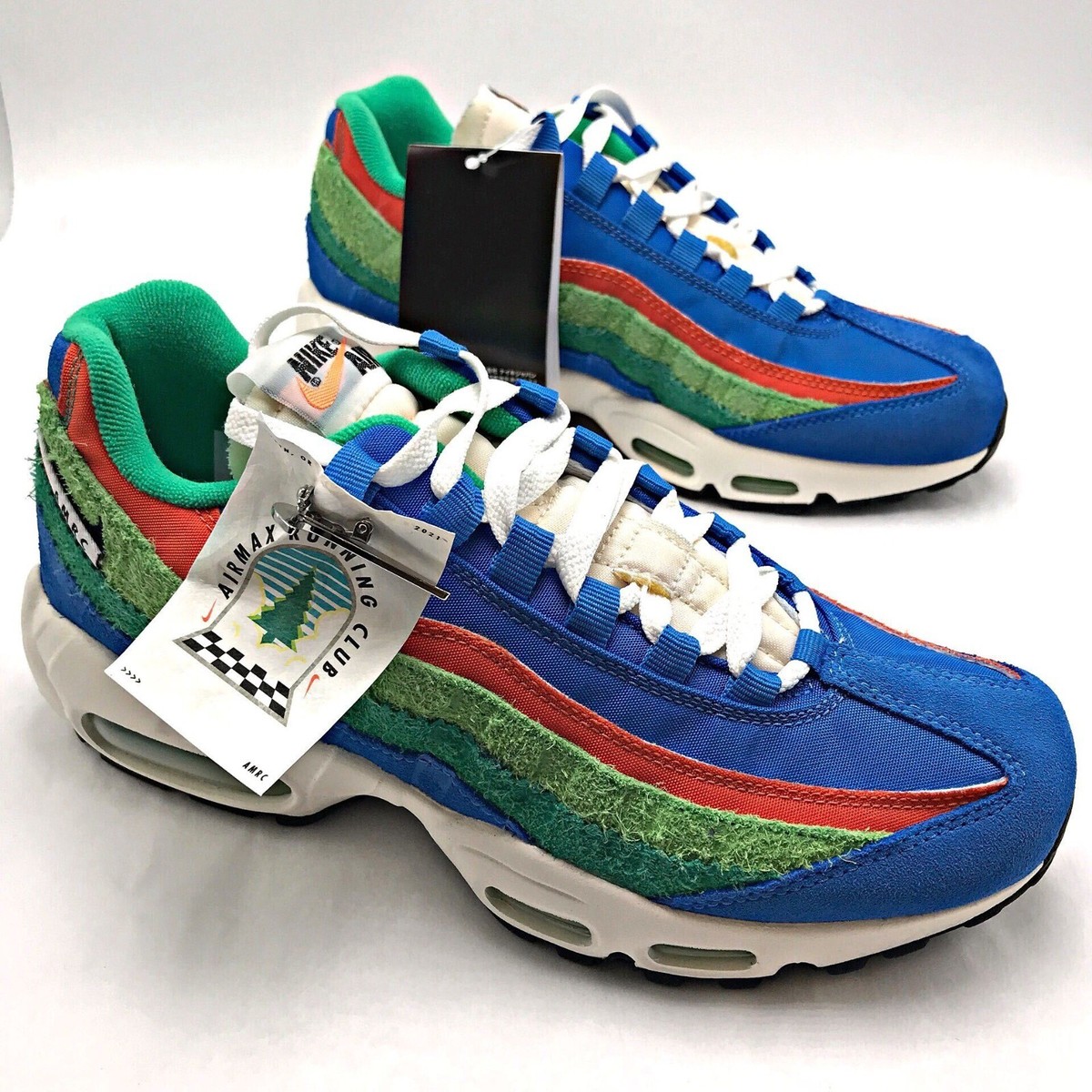 靴 AIRMAX95PRM Nike Air Max 95 SE Running Club Photo Blue Men's Shoes