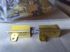 2.7 K Ohm 25 Watt 5 % Non Inductive Power Resistor , lot of ten (10) pieces 