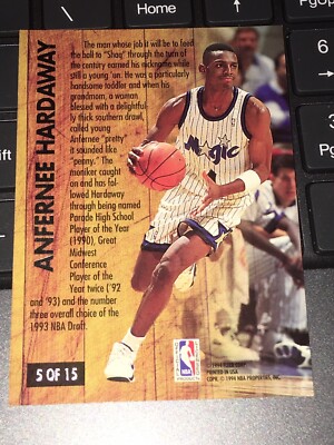 anfernee HARDAWAY.エラーカード❣️ある意味.1of1❣️ 1994 Emotion X-Cited FOIL Insert SP Anfernee Hardaway #2 eBay 1/1