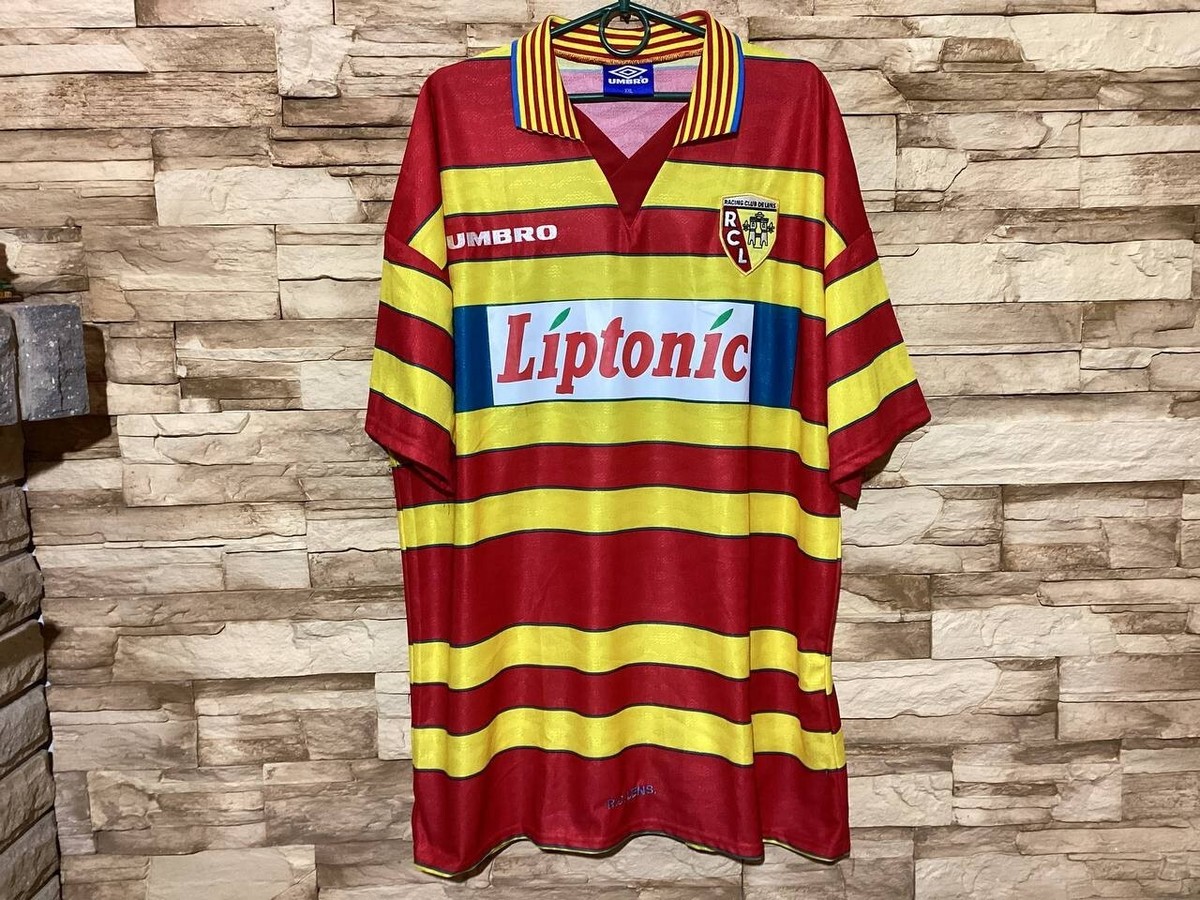 RACING CLUB DE LENS 1996 1997 European Home Football Shirt
