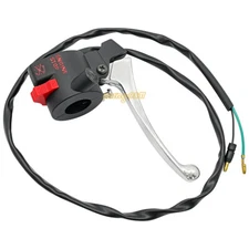 Right Handle Start Stop Kill Switch & Brake Lever for Honda CRF50F 2004-2023