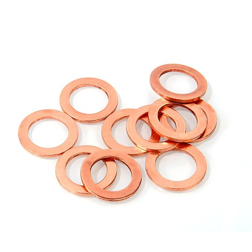 Copper Washers Crush Washers Sump Plug Washers - Range of sizes - 3mm - 60mm - Picture 3 of 3
