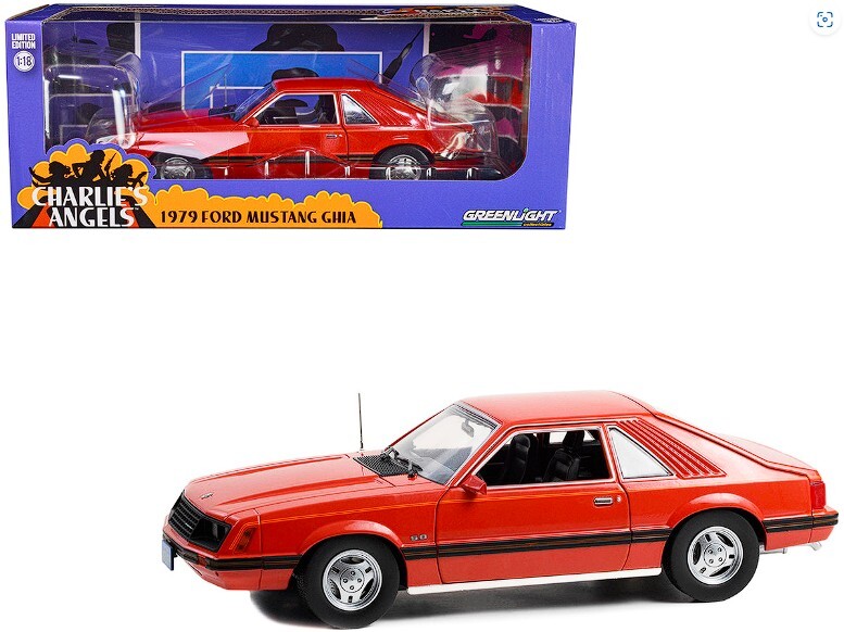 1/18 ( IB ) LAST ONE Ford Mustang Ghia 1979 Charlie's Angels 1/18 ( IB ) LAST ONE Ford Mustang Ghia 1979 Charlie's Angels