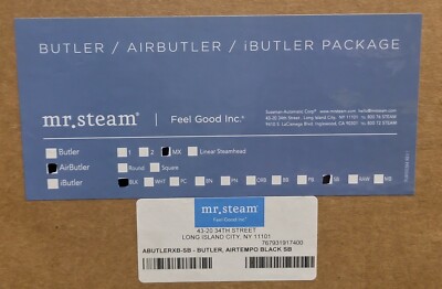 MR STEAM ABUTLERXBSB  Black Satin Brass AirTempo Air Butler Max for Generators