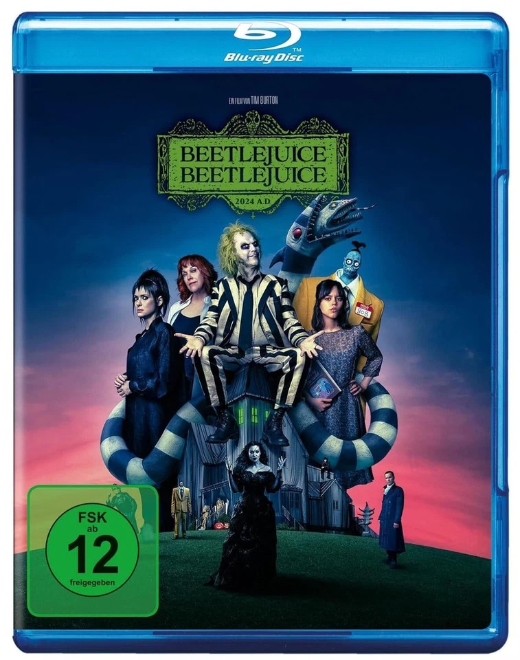 Beetlejuice Beetlejuice (2024)[Blu-ray/Neu/OVP] Michael Keatoton von Tim Burton - Bild 1 von 4