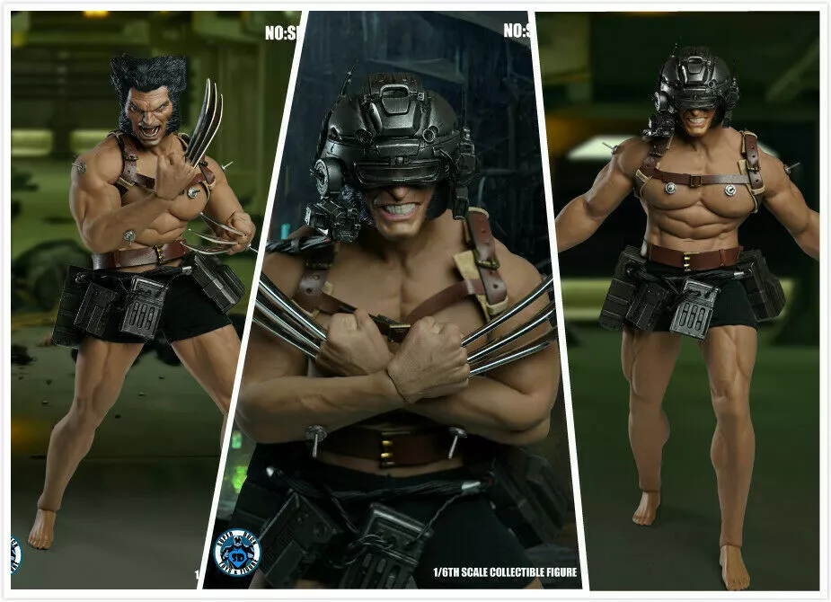 1 6 SUPER DUCK ET0045 Wolfman Head Suit 12 Male Figure Head