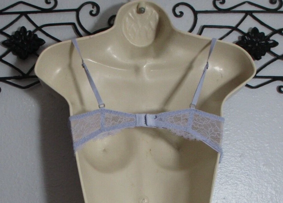 Sujetador para mujer Gilly Hicks talla 34B lavanda encaje forrado con aros Foto 2 de 4