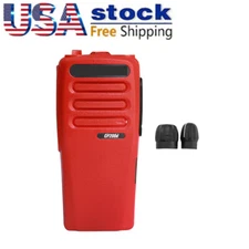 Red New Replacement Front Housing Cover Case for CP200D Two Way Radio