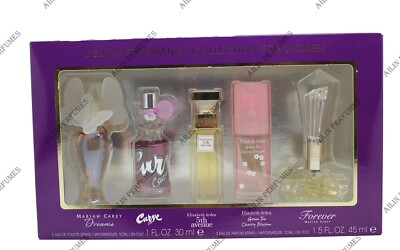 Deluxe Fragrance Collection (Dreams,Forever,5th Ave,Curve Crush,Cherry Blossom)